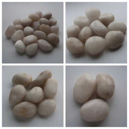 Natural Pebble Stones white high polished decorative pebbles Natural Pebble Stones white high polished decorative pebbles